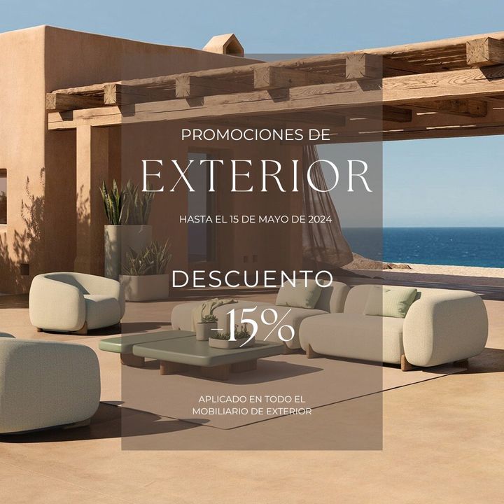 Descompte -15% en exterior! 🌿